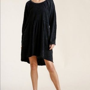 UMGEE Mineral Wash Black Dress Xl NWT